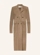 Płaszcze damskie - Riani Płaszcz Skórzany beige - miniaturka - grafika 1