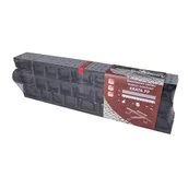 Rynny i akcesoria - Odwodnienie komplet z kratą PP popiel A15 3M karton 100 x 13,1 x 9,8 cm MAXPOL - miniaturka - grafika 1