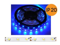 Taśmy LED - PS Sznur diodowy ECO IP20, niebieski, 300 diod SMD2835, 5m, białe podłoże. (1LM) - miniaturka - grafika 1