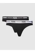 Majtki damskie - Stringi z elastycznym pasem z logo - Puma - miniaturka - grafika 1