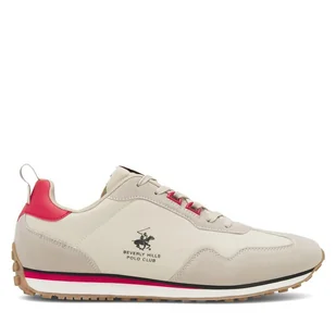 Sneakersy Beverly Hills Polo Club TRIST-01 Beżowy - Sneakersy męskie - miniaturka - grafika 1
