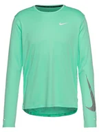 Koszulki sportowe męskie - Nike Koszulka funkcyjna w kolorze miętowym - miniaturka - grafika 1