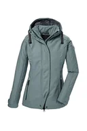 Kurtki damskie - G.I.G.A. DX Damska kurtka softshellowa/kurtka outdoorowa z odpinanym kapturem GW 23 WMN SFTSHLL JCKT, aquaverde, 34, 42211-000 - miniaturka - grafika 1