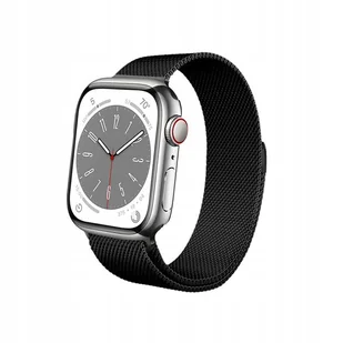 Apple Crong Pasek ze stali nierdzewnej Crong Milano Steel do Watch 42/44 mm czarny CRG-44MST-BLK - Akcesoria do smartwatchy - miniaturka - grafika 3