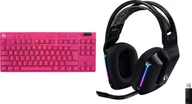 Klawiatury - Logitech PRO X TKL Lightspeed GX Brown 920-012159 + G733 Lightspeed Czarne 981-000864 - miniaturka - grafika 1