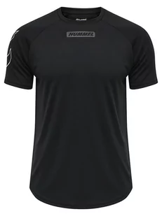 Hummel Koszulka sportowa "Topaz" w kolorze czarnym - Koszulki sportowe męskie - miniaturka - grafika 1