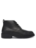 Botki męskie - Calvin Klein Botki Dress Lug Desert Boot Lth YM0YM01427 Czarny - miniaturka - grafika 1