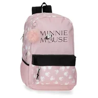 Plecaki szkolne i tornistry - Joumma Disney Minnie Heads Plecak Szkolny Laptop 15,6 cala Różowy 31x44x15 cm Poliester 30,98 L, Różowy kolor, Talla única, plecak szkolny - miniaturka - grafika 1