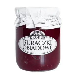 Krokus Buraczki obiadowe 500 g - Warzywa w marynacie - miniaturka - grafika 1