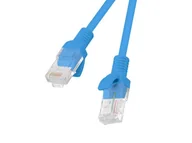 Patchcordy - Patchcord kat.5e UTP 1,5m niebieski Fluke Passed Lanberg PCU5-10CC-0150-B - miniaturka - grafika 1