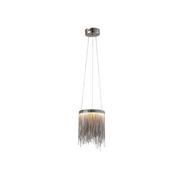 Lampy sufitowe - Milagro LAMPA wisząca CASCATA 3792 zwieszana OPRAWA glamour LED 18W minimalistyczne sople satyna - miniaturka - grafika 1