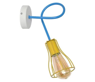 Kinkiet dziecięcy OXFORD 1xE27/60W/230V żółty - Wyposażenie pokoiku dziecięcego - miniaturka - grafika 1