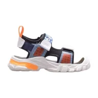 Buty dla dziewczynek - Sandały Big Star Jr JJ374147 wielokolorowe - miniaturka - grafika 1
