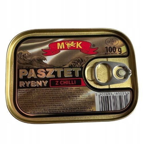 Pasztet rybny z chilli MK 100g