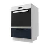 Meble kuchenne - Arco Szafka Dolna Zabudowa Piekarnika Dp-60 Kompakt Granatowy Mat - miniaturka - grafika 1