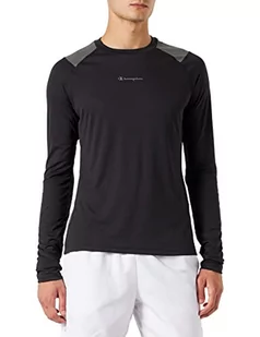 Champion t-shirt męski c-tech, czarny/spiżowy., M - Koszulki męskie - miniaturka - grafika 1