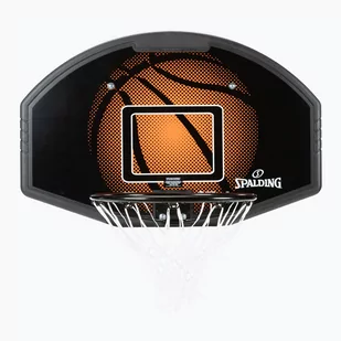 Zestaw do koszykówki Spalding Highlight czarny - Koszykówka - miniaturka - grafika 1