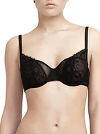 Biustonosze - Passionata Camden, Balconnet biustonosz z ramiączkami zewnętrznymi, bielizna damska, czarny, 75B - miniaturka - grafika 1