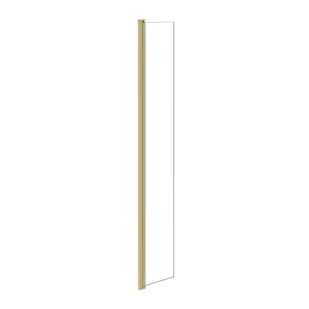 Ścianka kabiny prysznicowej Besco Eco-N Flex 30x195 boczna złoty połysk transparentne PEFG-30-195C - Kabiny prysznicowe - miniaturka - grafika 1