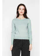 Swetry damskie - C& Jo Sweter w kolorze miętowym - miniaturka - grafika 1