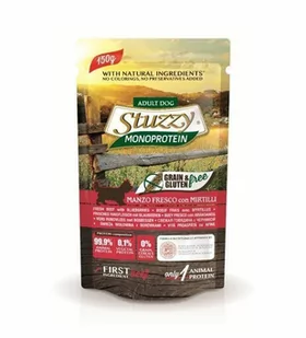 Versele-Laga Versele-Laga Stuzzy Dog Monoprotein 150 g hipoalergiczna karma mokra dla psa wołowina z jagodami 150g - Mokra karma dla psów - miniaturka - grafika 1