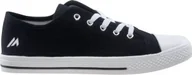 Buty dla dziewczynek - MARTES ESSENTIALS Dziecięce trampki Martes essentials MAHIS TEEN czarny rozmiar 39 - miniaturka - grafika 1