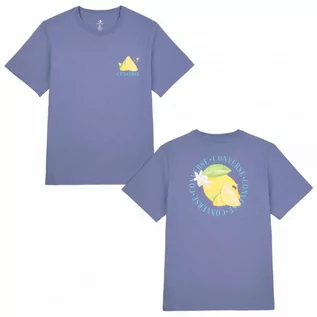 Koszulki sportowe męskie - Męski t-shirt z nadrukiem uniseks CONVERSE Fresh Lemon Tee - grafika 1