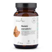 Suplementy naturalne - Reishi zarodniki 800 mg + witamina C, kapsułki 60 szt. - miniaturka - grafika 1