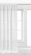 Firany - Firana gotowa na taśmie Luna 140x270 cm biała Spod Igły i Nitki - miniaturka - grafika 1