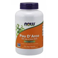 Witaminy i minerały - Now Foods foods PAU D'ARCO Lapacho 500 mg (250 kaps) Foods no-084 - miniaturka - grafika 1