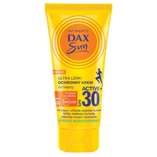 Dax Sun, ultra lekki ochronny krem do twarzy Active SPF 30, 50 ml - Balsamy i kremy do opalania - miniaturka - grafika 1