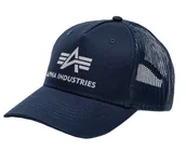 Odzież taktyczna i umundurowanie - Czapka Alpha Industries Basic Trucker Cap 186902 07 - Granatowa - miniaturka - grafika 1