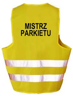 MISTRZ PARKIETU - Kamizelka imprezowa odblaskowa ostrzegawcza z nadrukiem LIBRES POLSKA SP - Odzież robocza - miniaturka - grafika 1