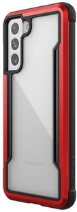 X-Doria Raptic Shield - etui aluminiowe Samsung Galaxy S21 Antimicrobial protection red - Etui i futerały do telefonów - miniaturka - grafika 1