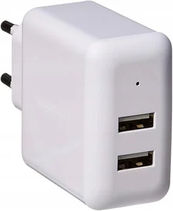 Ładowarka Amazon Basics 2 x USB-A 2.4A - Ładowarki do telefonów - miniaturka - grafika 1