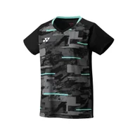Koszulki sportowe damskie - Koszulka damska Yonex Womens Crew Neck Shirt YW0034 Black L - miniaturka - grafika 1