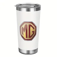Inne - TEMU 1 szt. 20oz Izolowany Kubek ze Stali Nierdzewnej z Uchwytem - Podwójna Ściana, Kubek Podróżny do Gorących i Zimnych Napojów, Design "dla MG", - miniaturka - grafika 1
