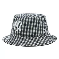 Czapki męskie - Kapelusz New Era Gingham Tapere 60298636 Czarny - miniaturka - grafika 1