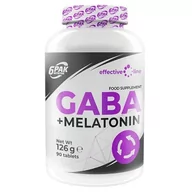 Układ nerwowy - 6PAK GABA + Melatonina 90tab. Lepszy Sen - miniaturka - grafika 1