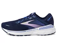 Trampki damskie - Brooks Adrenaline GTS 22, damskie tenisówki, Pecoat/Blue Iris/Rhapsody, 39 EU, Pecoat Blue Iris Rhapsody, 39 EU - miniaturka - grafika 1