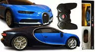 Zabawki zdalnie sterowane - Autko Zdalnie Sterowane Rastar BUGATTI CHIRON Samochód Auto Na Pilot 2,4GHz RC 1:24 Niebieskie - miniaturka - grafika 1