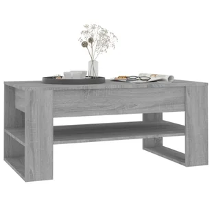 Lumarko Stolik kawowy, szary dąb sonoma, 102x55x45 cm - Ławy i stoliki kawowe - miniaturka - grafika 7