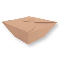 Opakowania gastronomiczne - Pudełko papierowe na sałatki 1L kraft 50szt - miniaturka - grafika 1