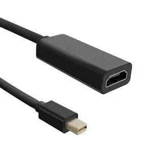 Qoltec Kabel Mini DisplayPort męski HDMI A żeński 0,2m 50432 - Kable - miniaturka - grafika 2