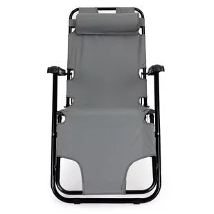 Leżak ogrodowy z zagłówkiem - Leżaki ogrodowe Leżak ogrodowy z zagłówkiem - Leżaki ogrodowe - miniaturka - grafika 1