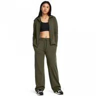 Spodnie sportowe damskie - Damskie spodnie treningowe Under Armour Motion Open Hem Pant - brązowe - UNDER ARMOUR - miniaturka - grafika 1