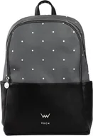 Plecaki - Vuch Plecak damski Maxel szaro-czarny uniwersalny - miniaturka - grafika 1