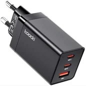 Ładowarki do telefonów - Szybka Ładowarka 67W 3x Usb Usb-a 2x Usb-c QC4.0 PD3 GaN Zasilacz Toocki - miniaturka - grafika 1