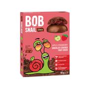 Przekąski dla dzieci - Bob Snail Ciastko Jabłko-Truskawka W Czekoladzie 60 G - miniaturka - grafika 1