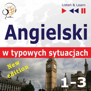 Angielski w typowych sytuacjach. 1-3 - Audiobooki do nauki języków - miniaturka - grafika 1